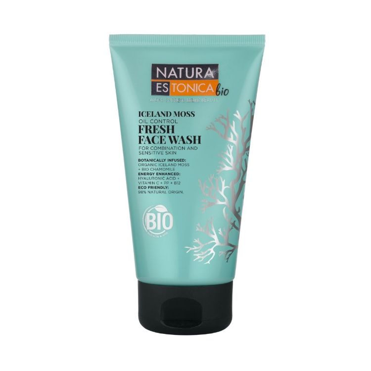 Obrázok z Svieži čistiaci gél na tvár s islandským machom - 150 ml - Natura Estonica