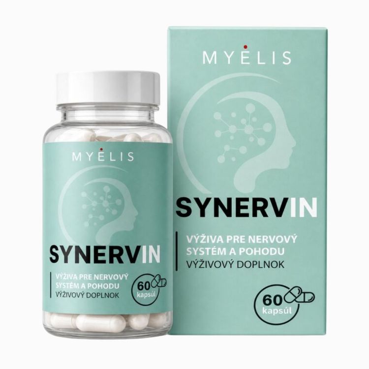 Obrázok z Synervin - prémiová výživa nervov - 60 kapsúl - Myelis