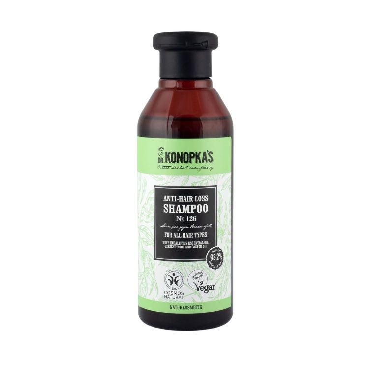 Obrázok z Šampón proti vypadávaniu vlasov №126 pre všetky typy vlasov - 280 ml - Dr. Konopka's