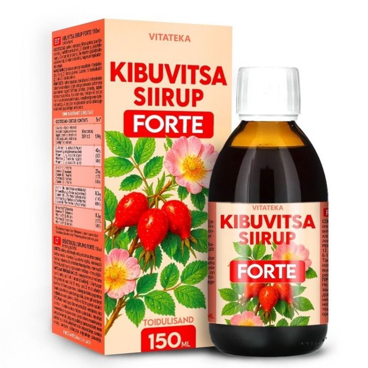 Obrázok z Šípkový sirup Forte – 150 ml – Vitateka