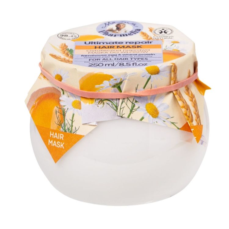 Obrázok z Ultimate Repair maska na vlasy s vajcom a pšeničnými proteínmi - 250 ml - Mama Pharmelia