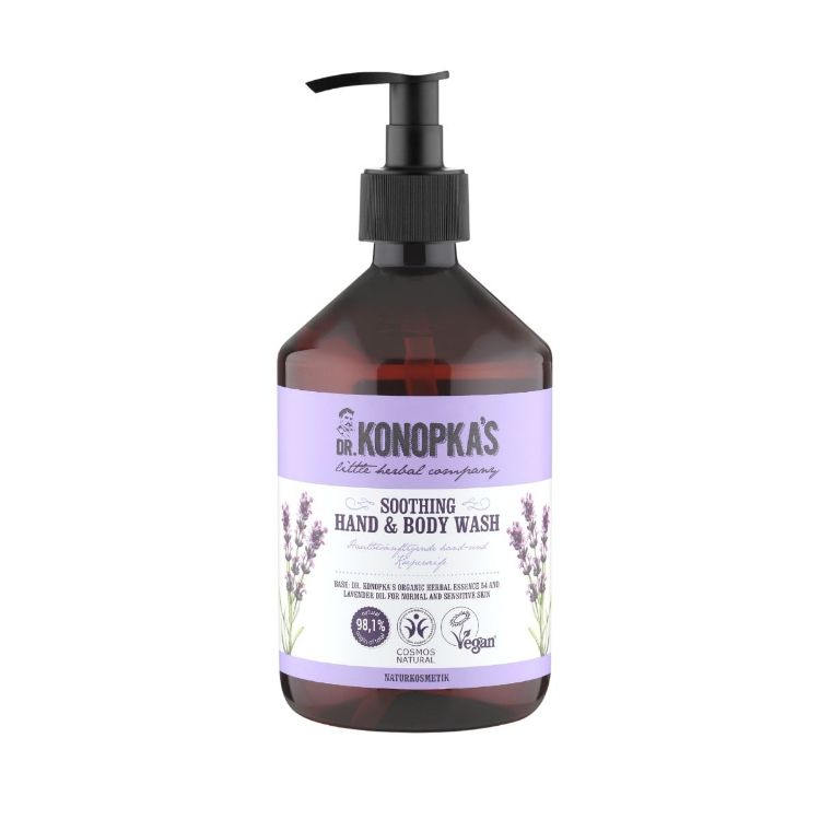 Obrázok z Upokojujúci umývací gél na ruky a telo - 500 ml - Dr. Konopka's