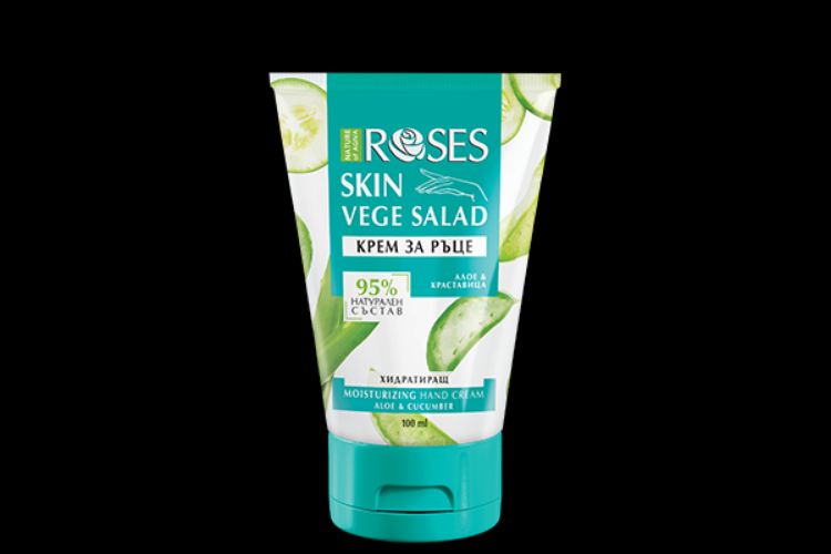 Obrázok z VEGE SALAD – Hydratačný krém na ruky s extraktom z uhorky a aloe vera 100 ml - NATURE OF AGIVA