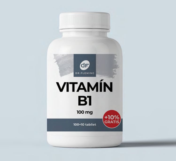 Obrázok z Vitamín B1 100mg - 110 tabliet - Dr. Fleming