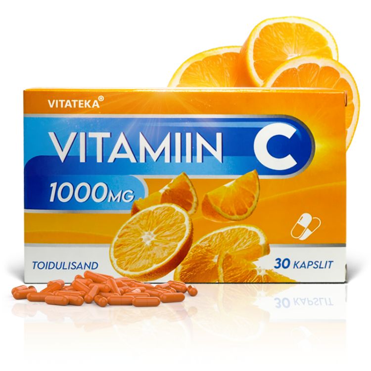 Obrázok z Vitamín C 1000 mg – 30 kapsúl – Vitateka