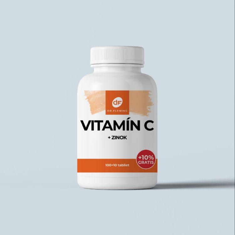 Obrázok z Vitamín C 500mg + Zinok 15mg - 110 tabliet - Dr. Fleming