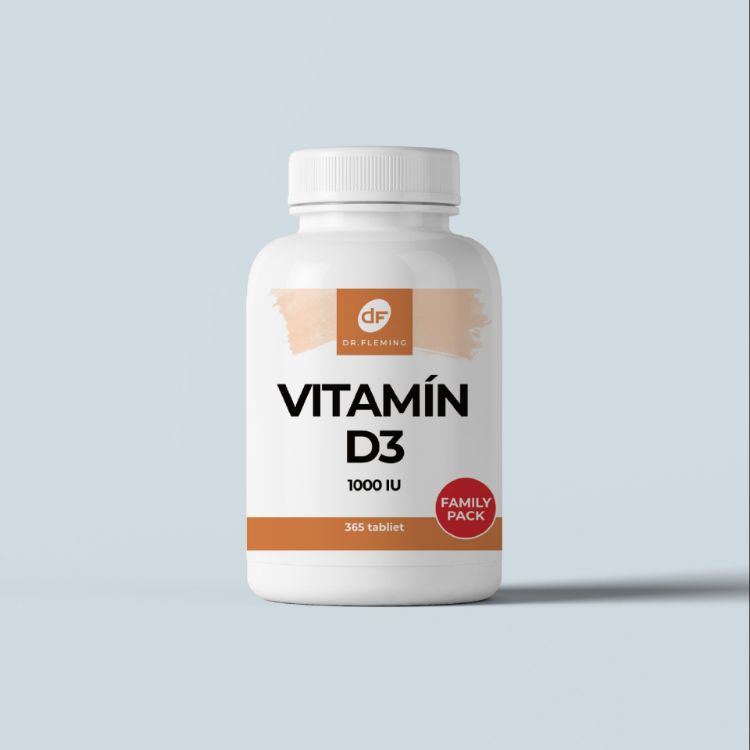 Obrázok z Vitamín D3 1000IU - 365 tabliet - Dr. Fleming