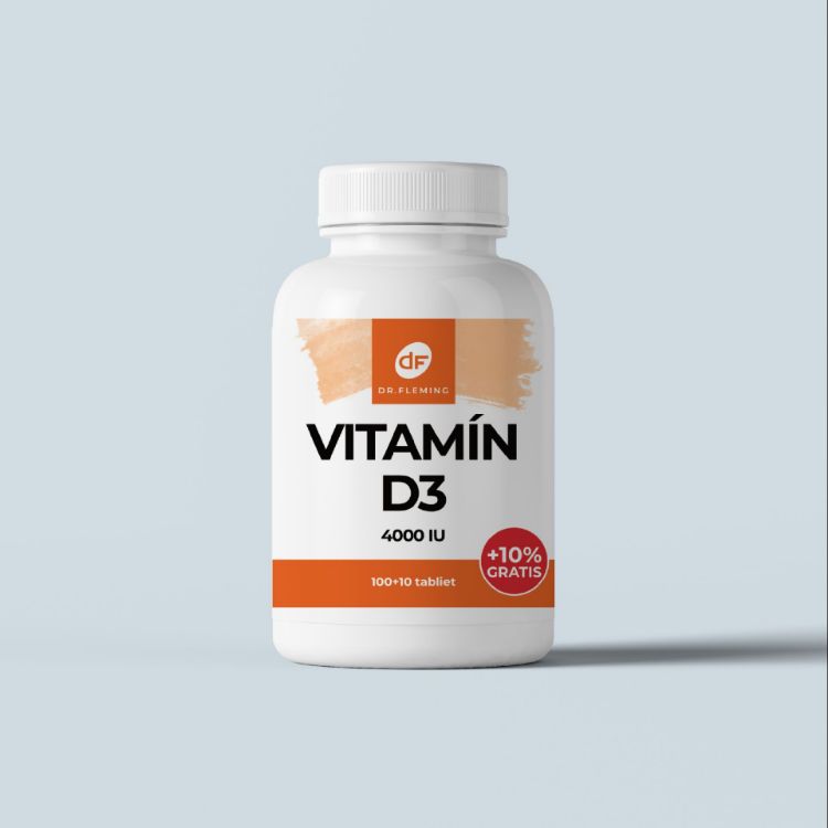 Obrázok z Vitamín D3 4000IU - 110 tabliet - Dr. Fleming