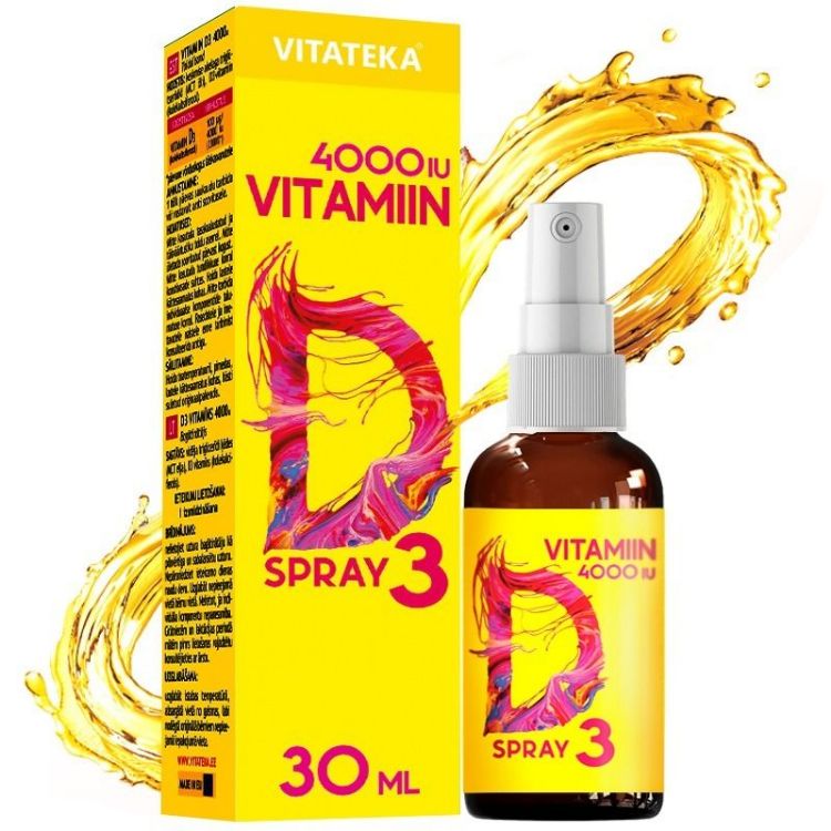 Obrázok z Vitamín D3 v spreji 4000 IU – 30 ml – Vitateka