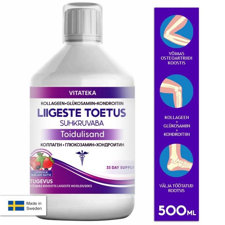Obrázok z Vitamínový komplex na kĺby – bez cukru – 500 ml – Vitateka