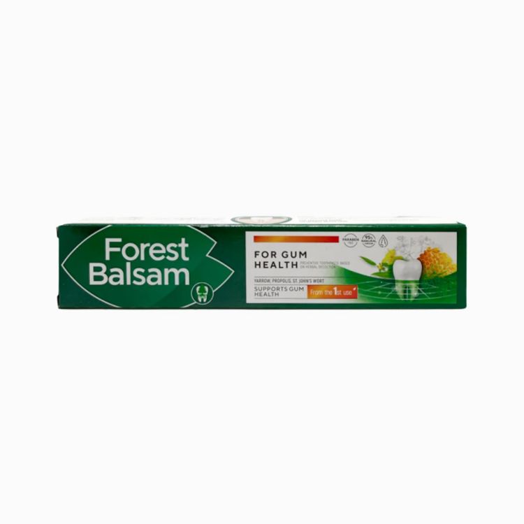 Obrázok z Forest Balsam Zubná pasta s propolisom a ľubovníkom - posilnenie ďasien - 75 ml-Forest Balsam