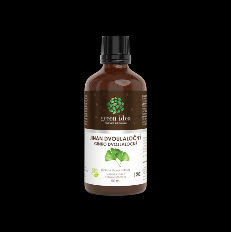 Obrázok z Ginkgo tinktúra – kvapky 50 ml – Green idea