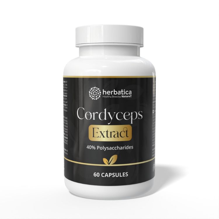 Obrázok z Cordyceps Extrakt - 60 kapsúl - Herbatica