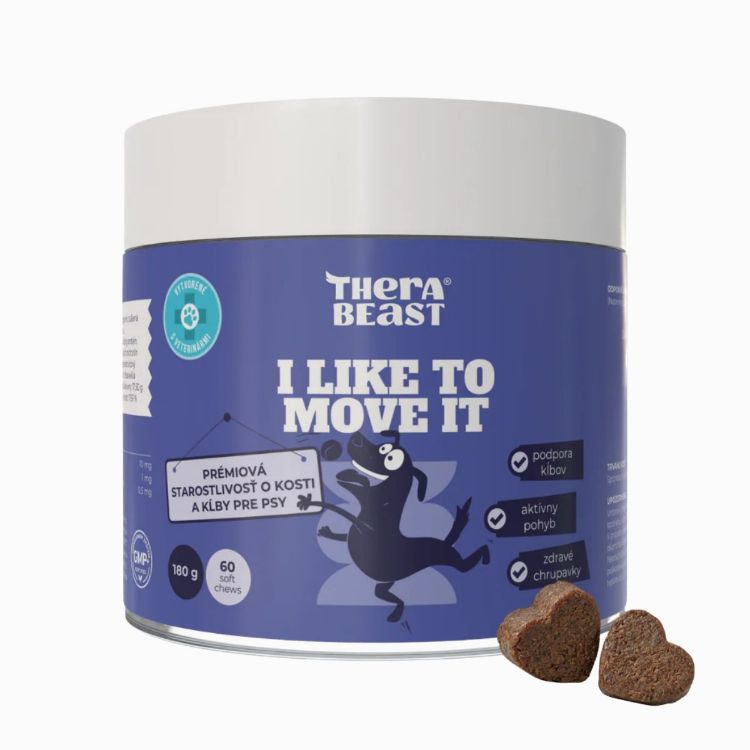 Obrázok z I Like To Move It Premium – podpora kĺbov a chrupaviek pre psov – 60 ks – Therabeast