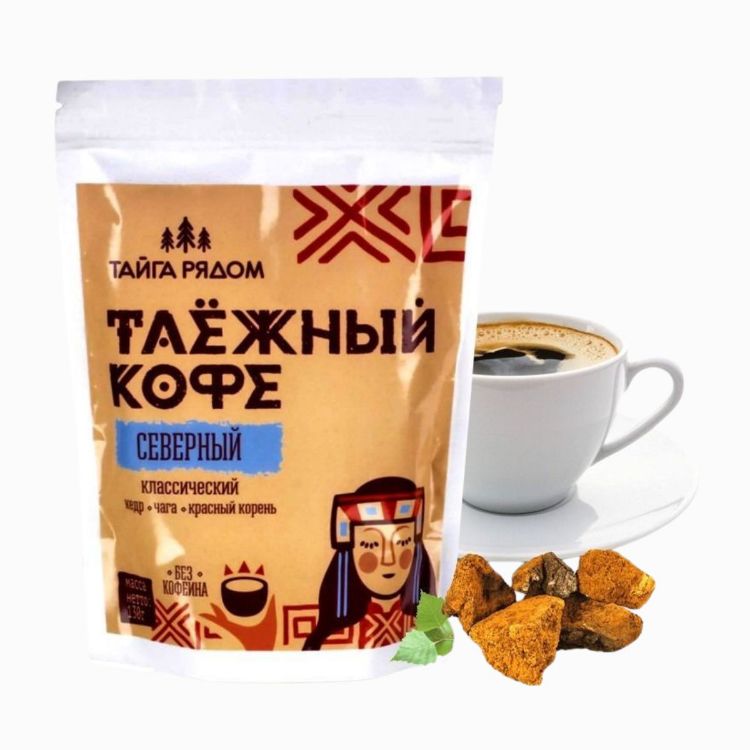 Obrázok z Tajga káva s cédrom, čakankou, čagou a červeným koreňom - klasická - 130g - Specialist