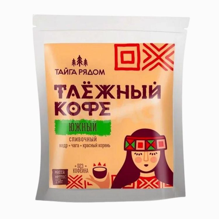 Obrázok z Tajga káva s cédrom, čakankou, čagou a červeným koreňom - krémová - 150 g - Specialist