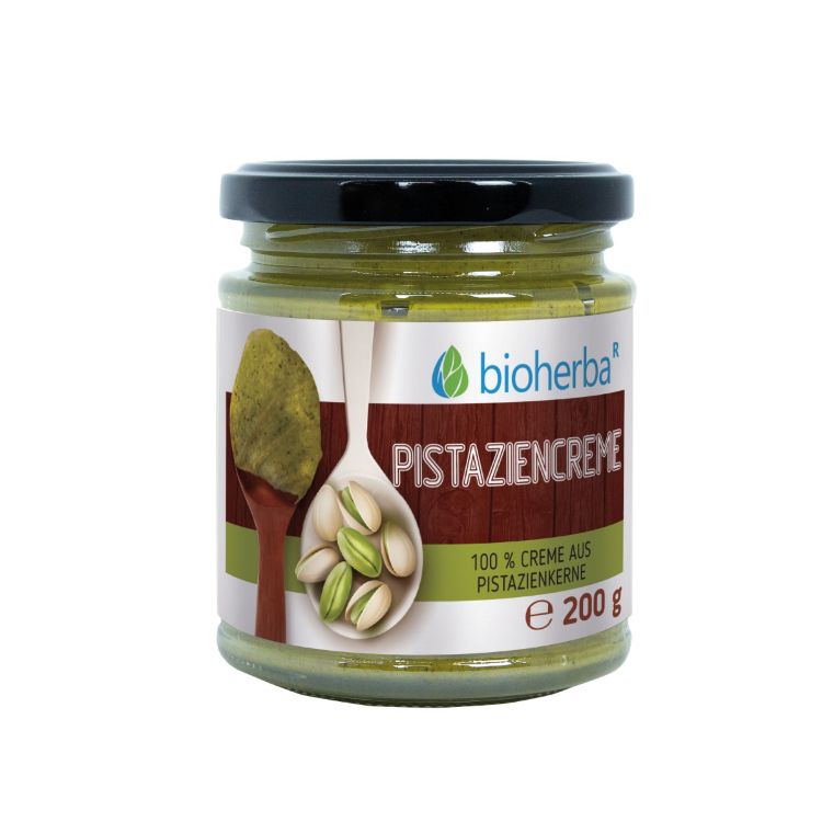 Obrázok z 100 % pistáciový krém z pistáciových jadier – 200 g – Bioherba