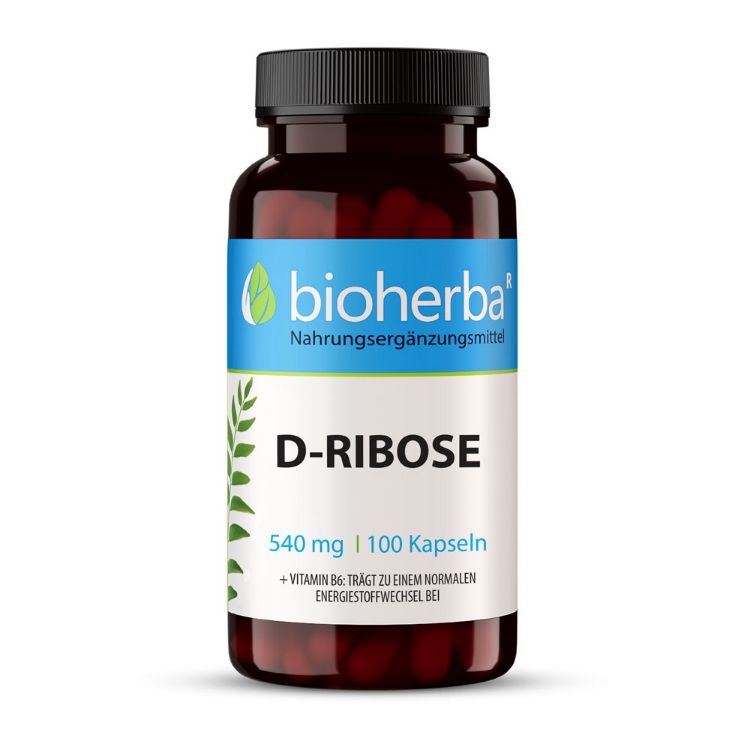 Obrázok z D-ribóza 540 mg – 100 kapsúl – Bioherba