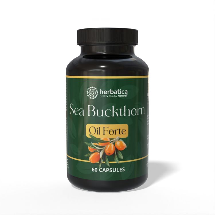 Obrázok z Rakytníkový olej Forte v kapsulách/500mg - 60 kapsúl - Herbatica