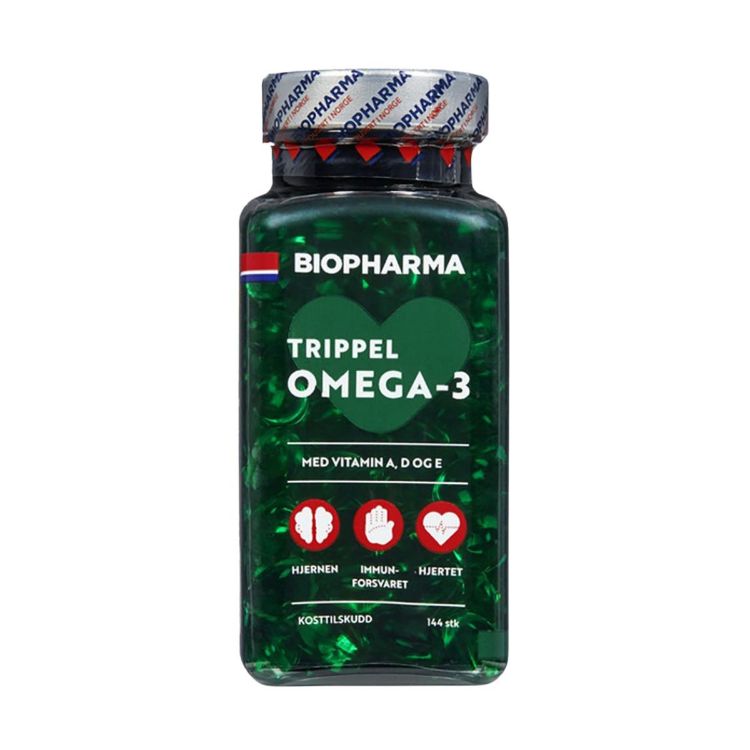 Obrázok z Trippel Omega 3 - Biopharma - 144 kapsúl
