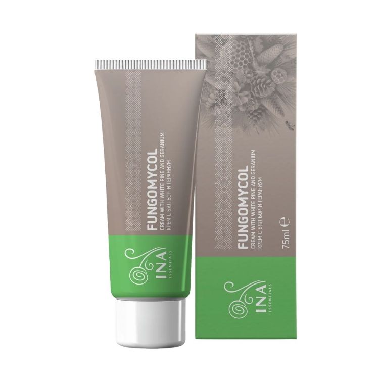 Obrázok z Fungomycol - krém 2v1 na plesne nechtov a suchú, popraskanú pokožku - 75 ml - INA Essentials