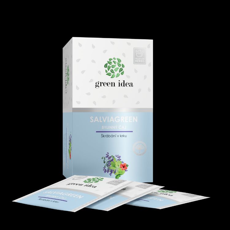 Obrázok z Herbex Salviagreen – bylinný čaj – 20 vrecúšok – Green idea