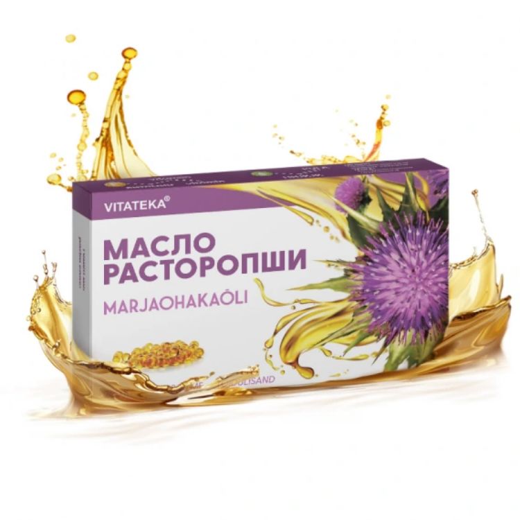 Obrázok z Olej z pestreca mariánskeho – 200 kapsúl – Vitateka