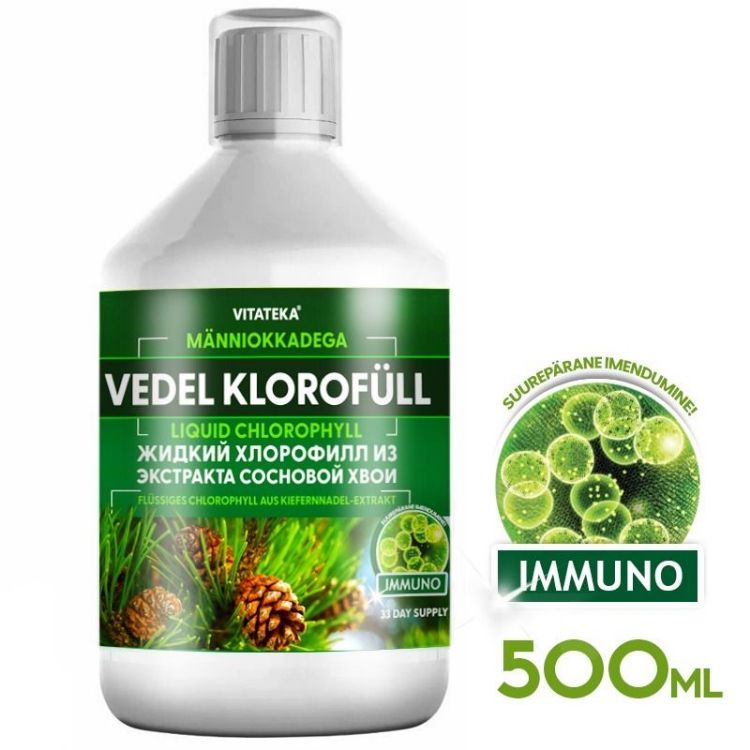 Obrázok z Tekutý chlorofyl s extraktom z borovicového ihličia – 500 ml – Vitateka