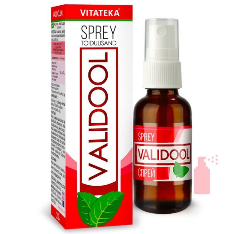 Obrázok z Validol sprej – výživový doplnok – 20 ml – Vitateka
