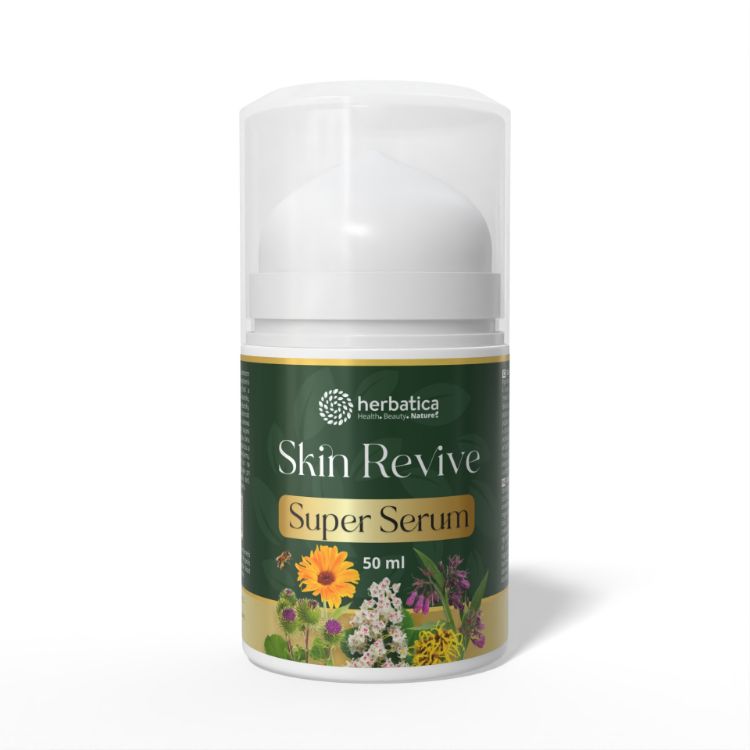 Obrázok z Skin Revive SuperSerum – anti‑age pleťové sérum s vitamínom C a kyselinou hyalurónovou - 50 ml - Herbatica