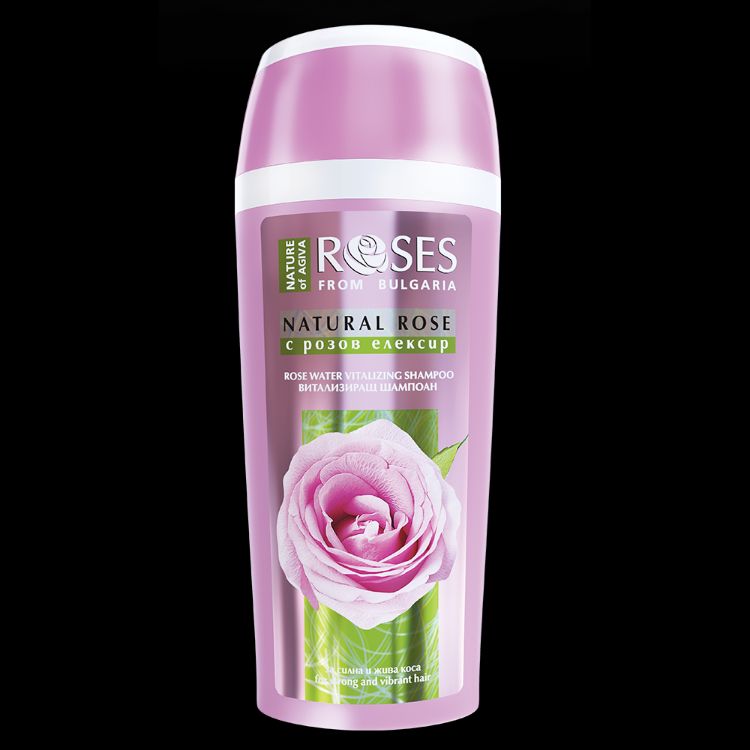 Obrázok z Vitalizujúci šampón pre silné vlasy s ružovým elixírom 250 ml - NATURE OF AGIVA