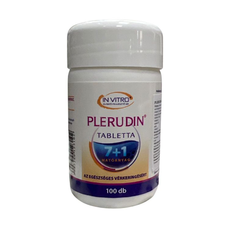 Obrázok z IN VITRO Plerudin tablety s vitamínmi - pre zdravé žily, obeh a ochranu buniek - 100 tabliet - InVitro