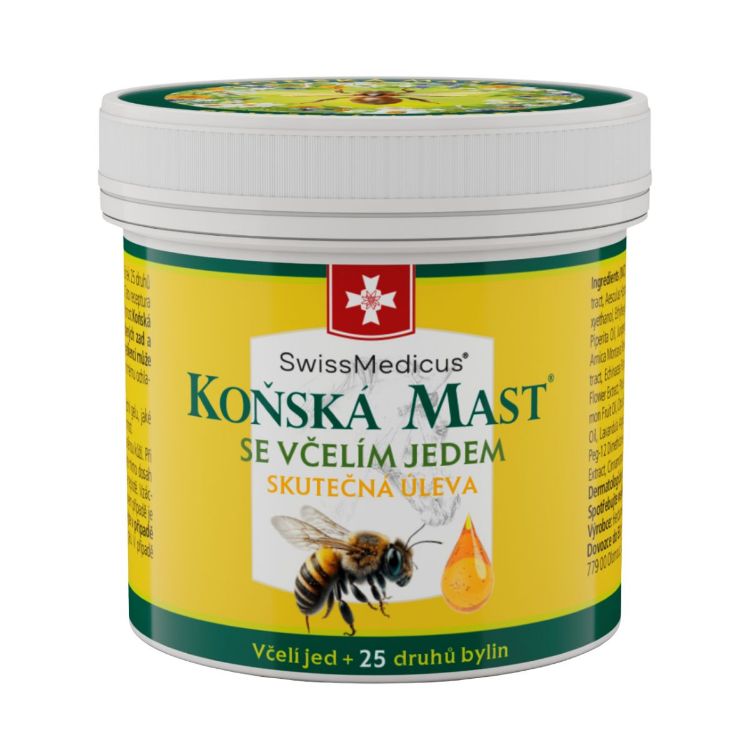 Obrázok z Konská masť so včelím jedom 150 ml - SwissMedicus