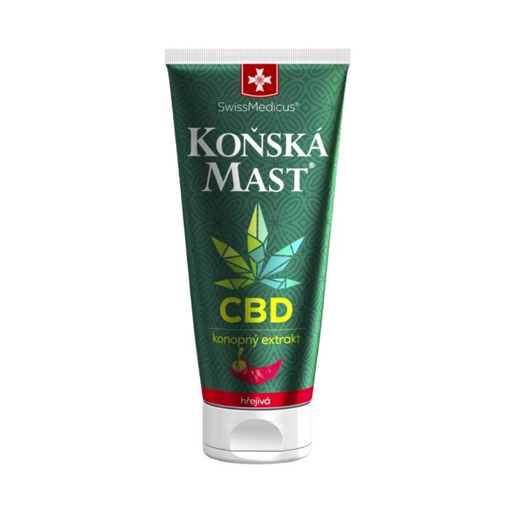 Obrázok z Konská masť s CBD hrejivá 200 ml – SwissMedicus