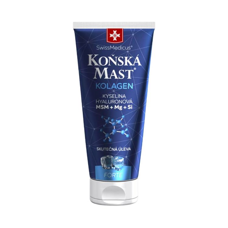 Obrázok z Konská masť s kolagénom forte chladivá 200 ml – SwissMedicus