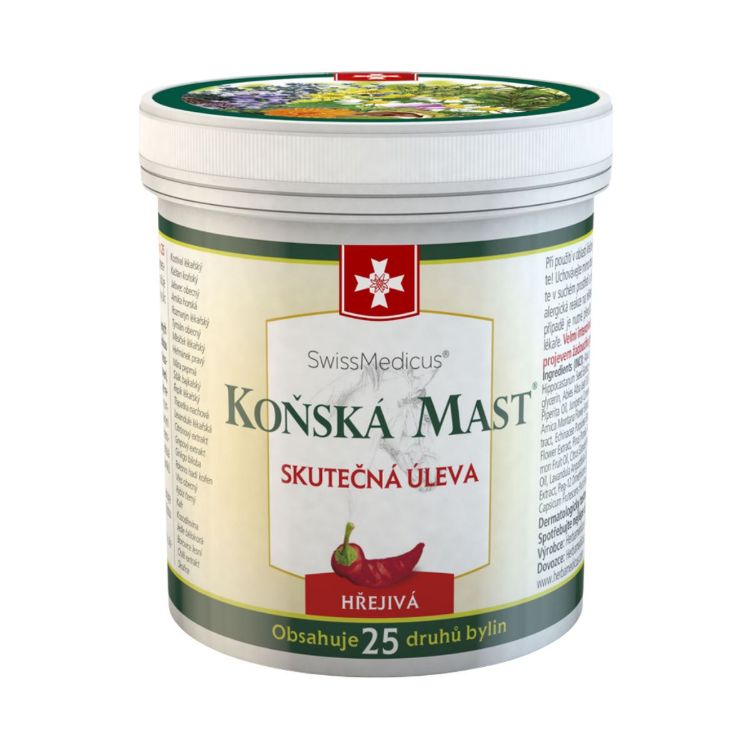 Obrázok z Konská masť hrejivá 250 ml – SwissMedicus