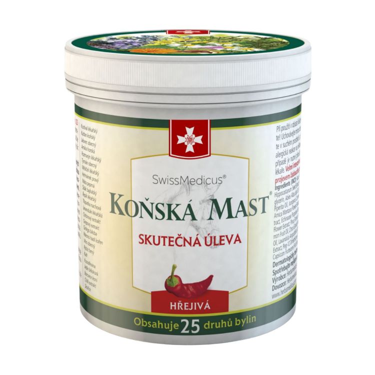 Obrázok z Konská masť hrejivá 500 ml – SwissMedicus