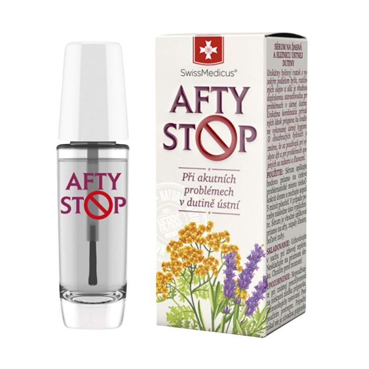 Obrázok z AftyStop - sérum na ďasná a sliznicu ústnej dutiny - 10 ml - SwissMedicus
