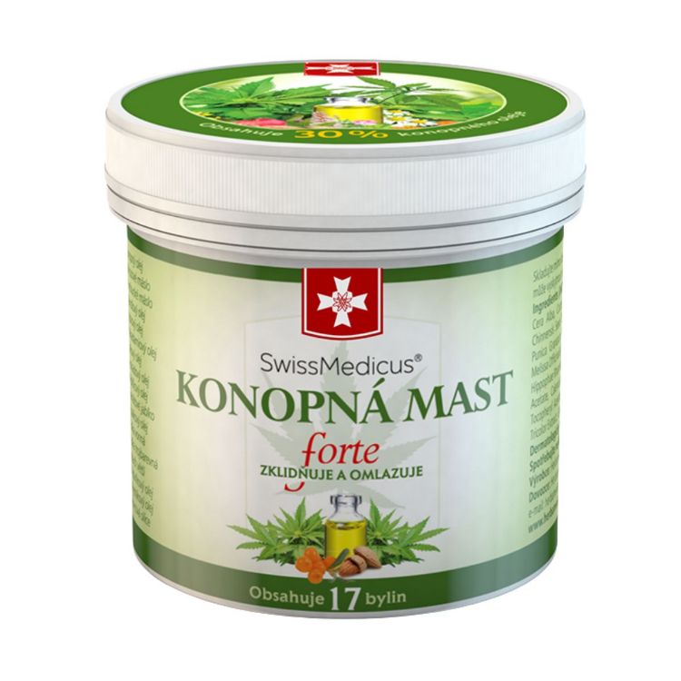 Obrázok z Konopná masť Forte - 50 ml - SwissMedicus