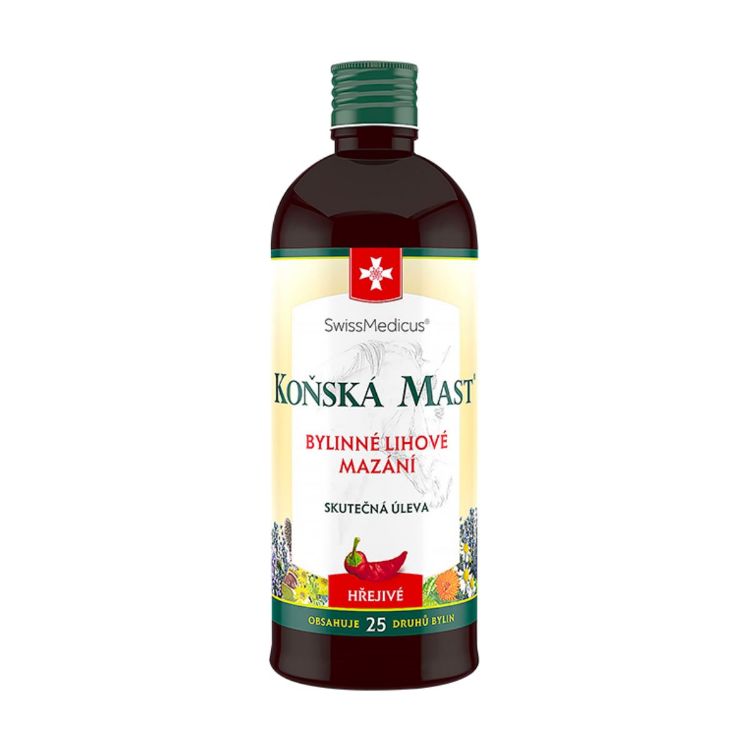 Obrázok z Konská masť - hrejivý bylinný balzam - 400 ml - SwissMedicus