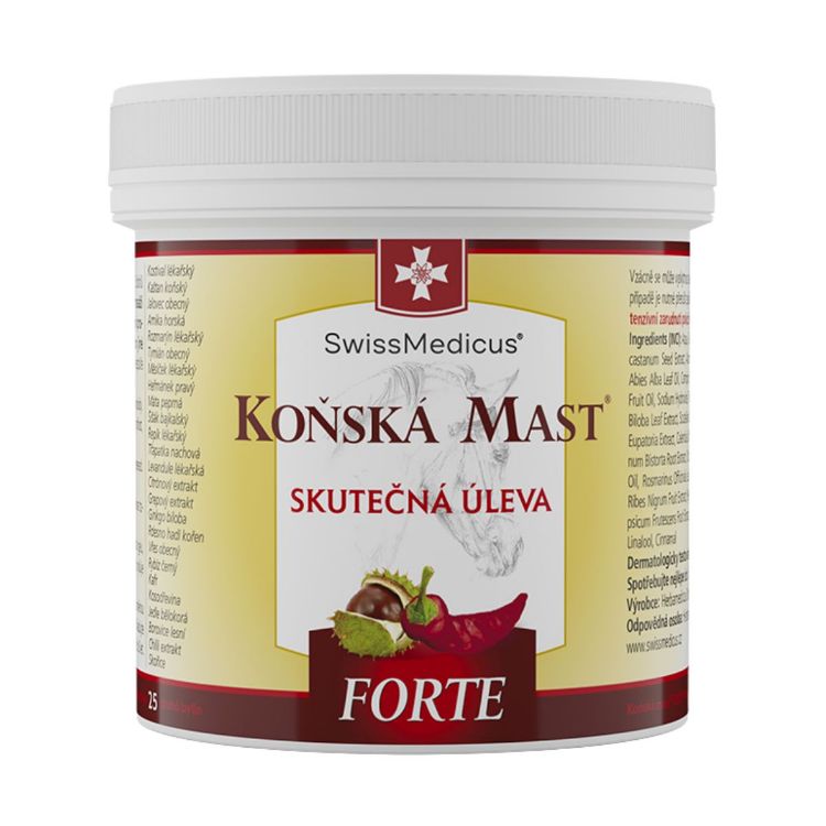 Obrázok z Konská masť FORTE hrejivá - 500 ml - SwissMedicus