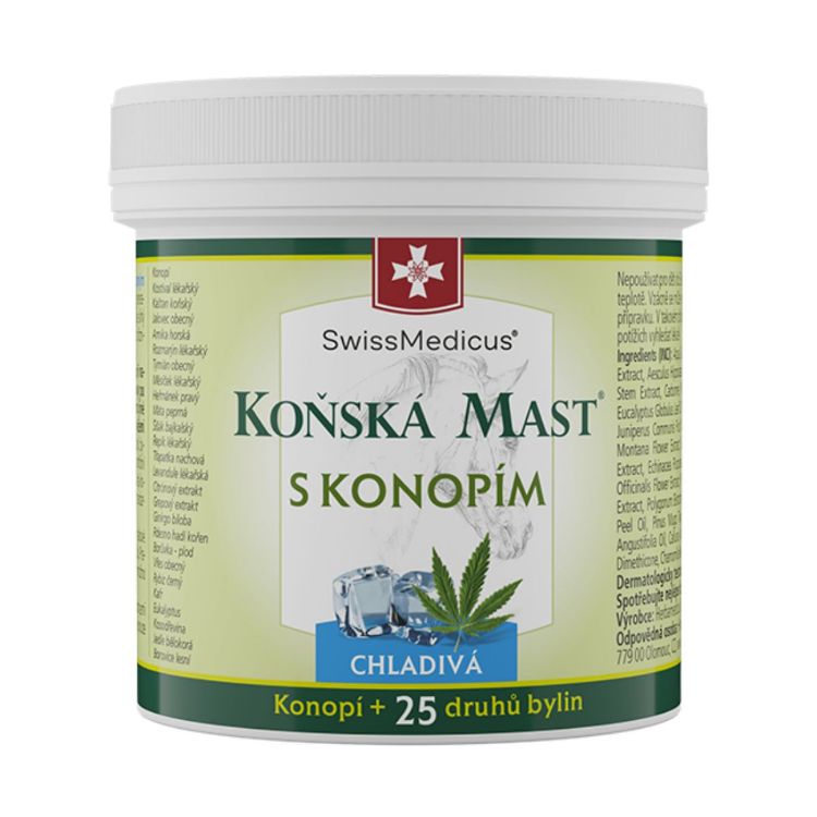 Obrázok z Konská masť s konope chladivá - 75 ml - SwissMedicus