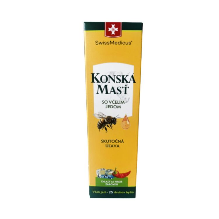 Obrázok z Konská masť so včelím jedom - 75 ml - SwissMedicus