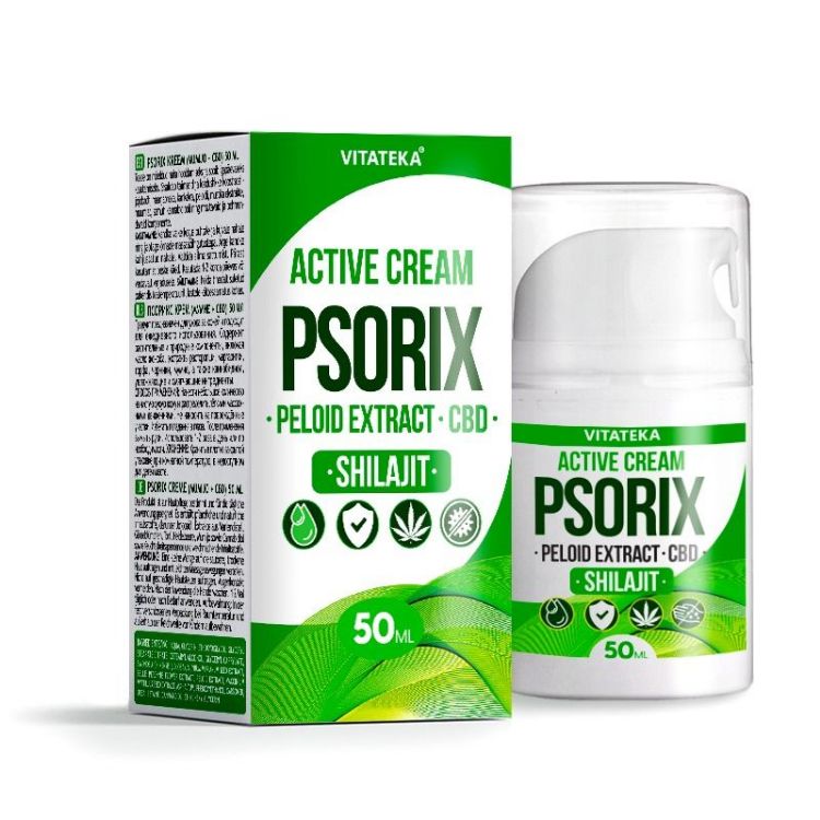 Obrázok z PSORIX aktívny krém (CBD + Mumio) – 50 ml – Vitateka