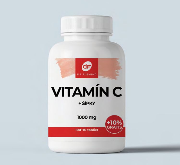 Obrázok z Vitamín C 1000 + Šípky - 110 tabliet - Dr. Fleming