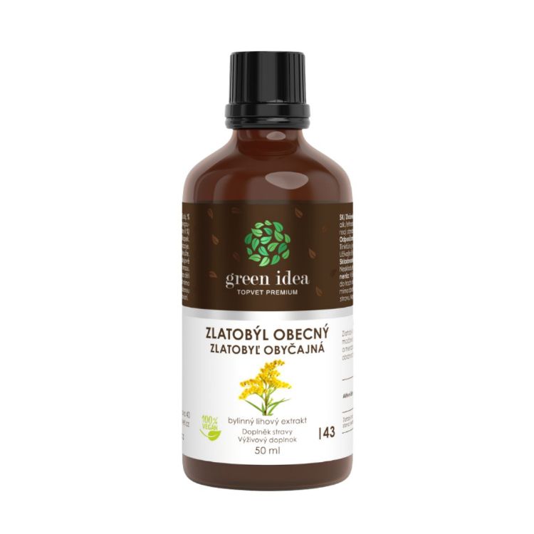 Obrázok z Zlatobyľ obyčajná - tinktúra - kvapky 50 ml - Green idea