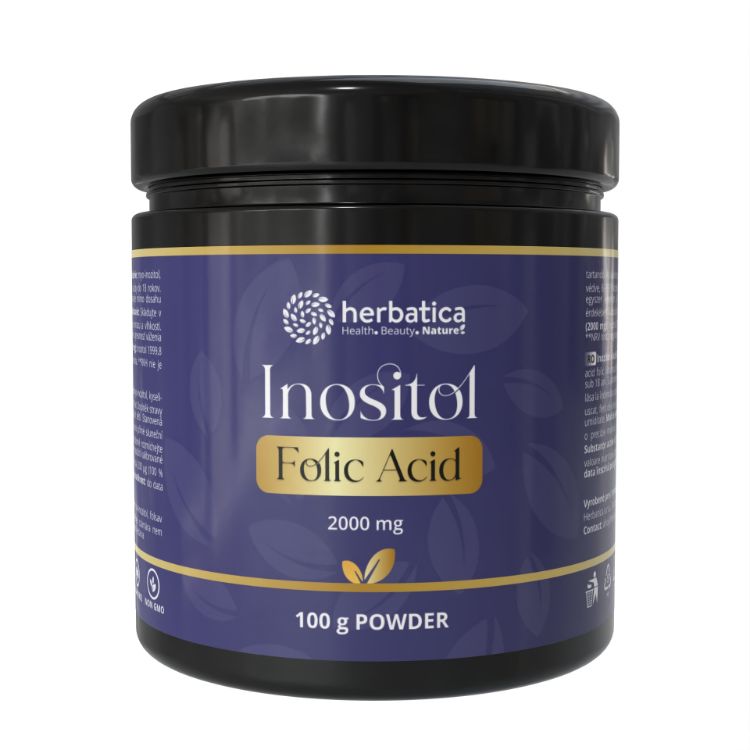Obrázok z Inozitol + Kyselina Listová - 100 g prášok - Herbatica
