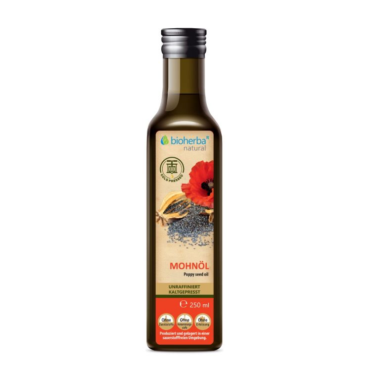 Obrázok z Makový olej lisovaný za studena - 250 ml - Bioherba