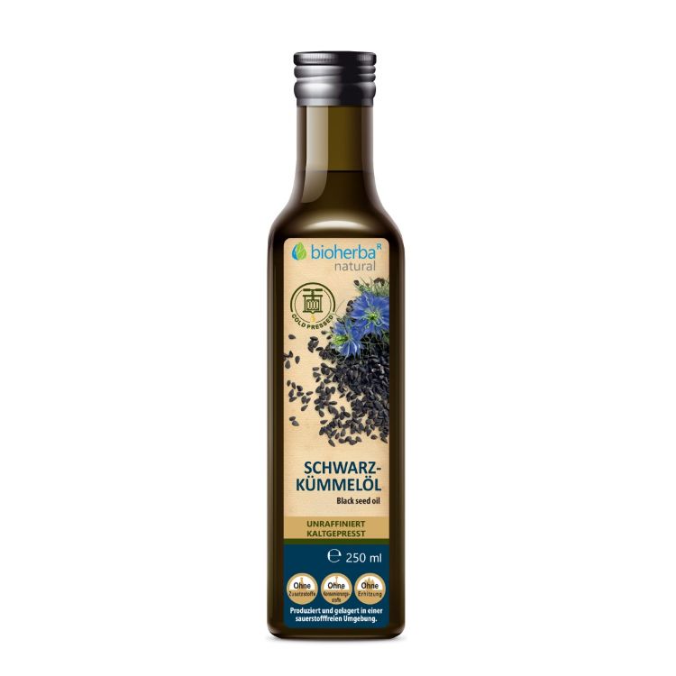 Obrázok z Olej z čiernej rasce lisovaný za studena, nerafinovaný - 250 ml - Bioherba