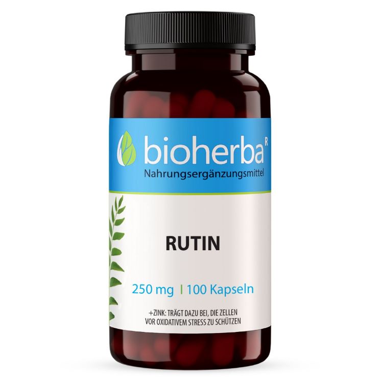 Obrázok z Rutín 250 mg – 100 kapsúl – Bioherba